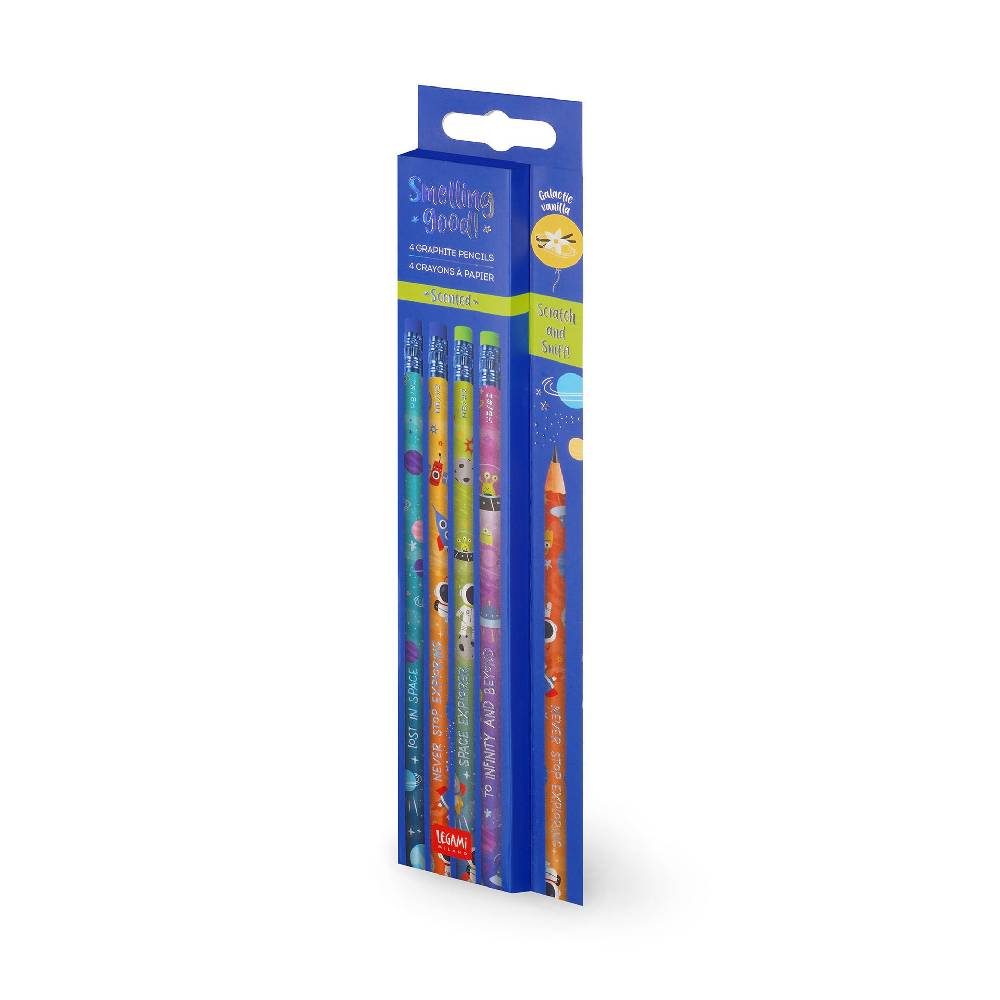 Legami Set di 4 Matite HB Profumate - Smelling Good! Italy