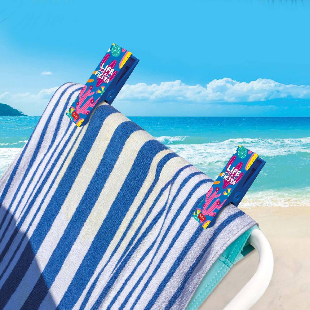 Legami Set di 2 Mollette Ferma Telo Mare - Beach Towel Clips Consegna Veloce