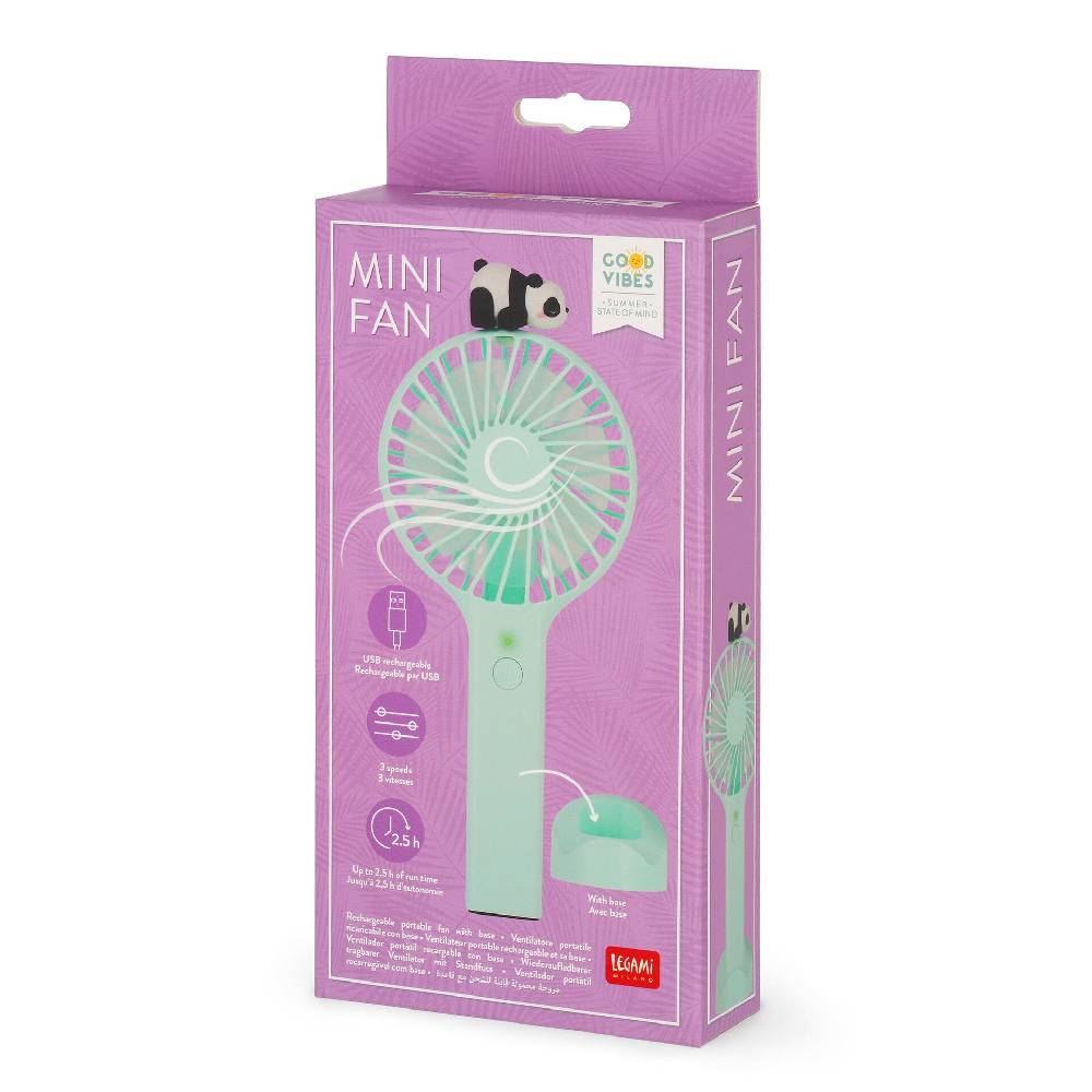 Legami Ventilatore Portatile Ricaricabile con Base - Mini Fan Online