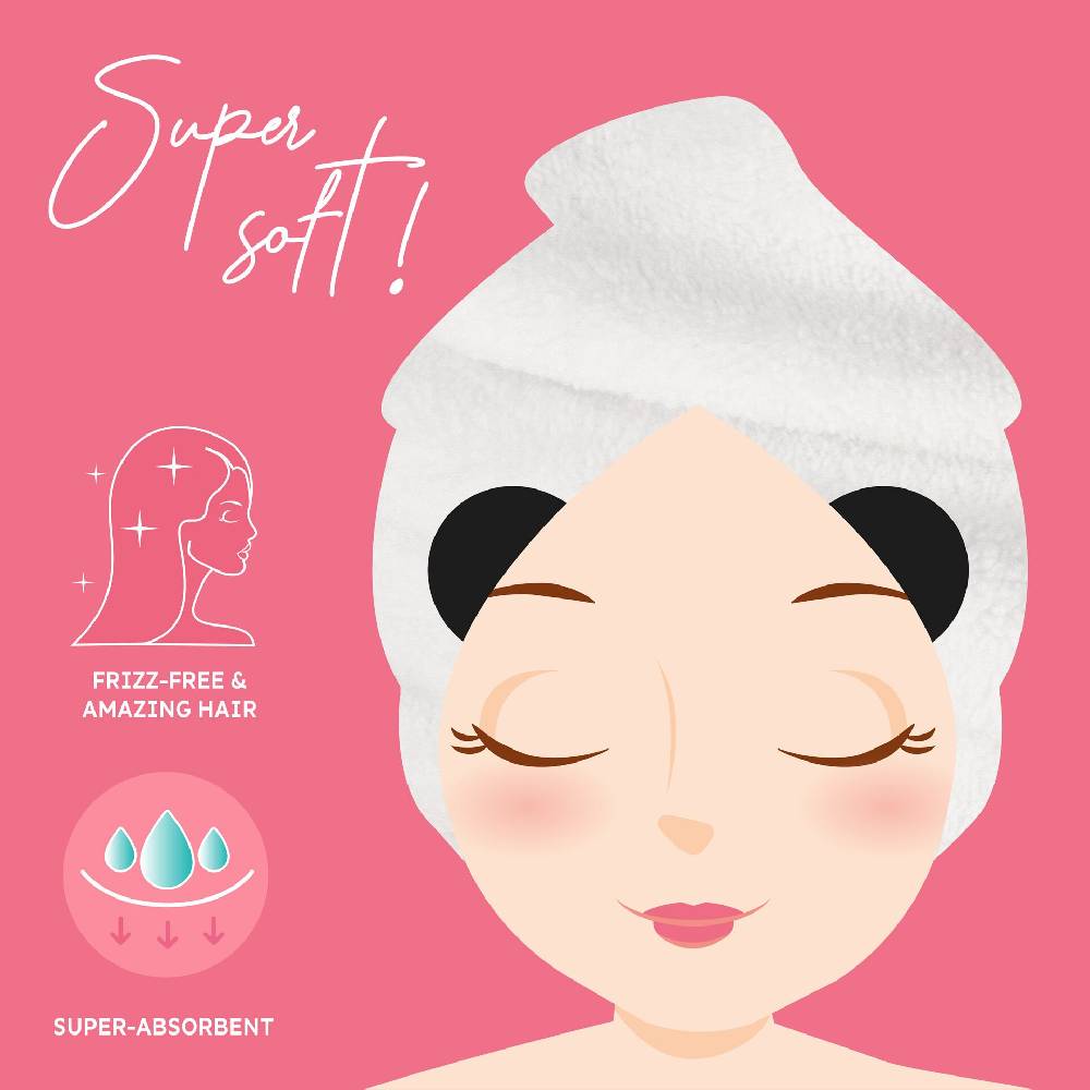 Legami Asciugamano per Capelli a Turbante - Love My Hair Vendita Calda