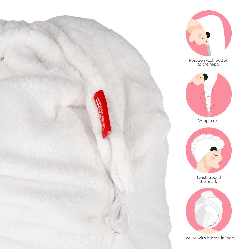 Legami Asciugamano per Capelli a Turbante - Love My Hair Vendita Calda