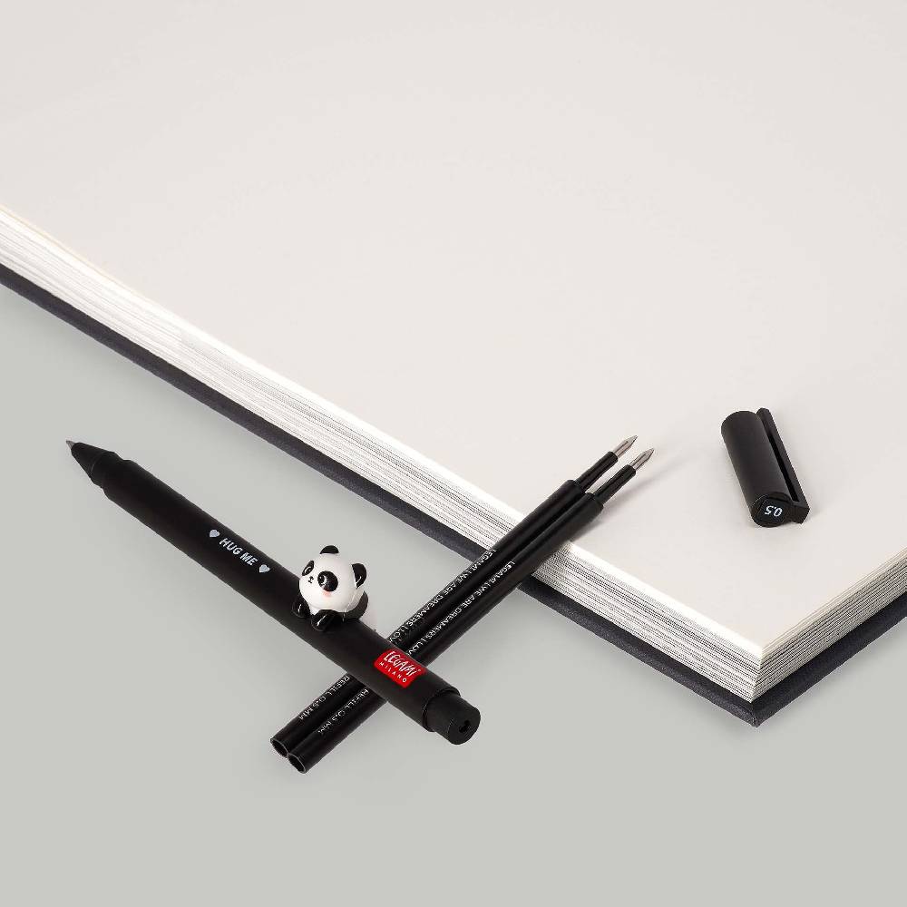 Legami Set Penna Lovely Panda con Refill Nero Vendita Economica