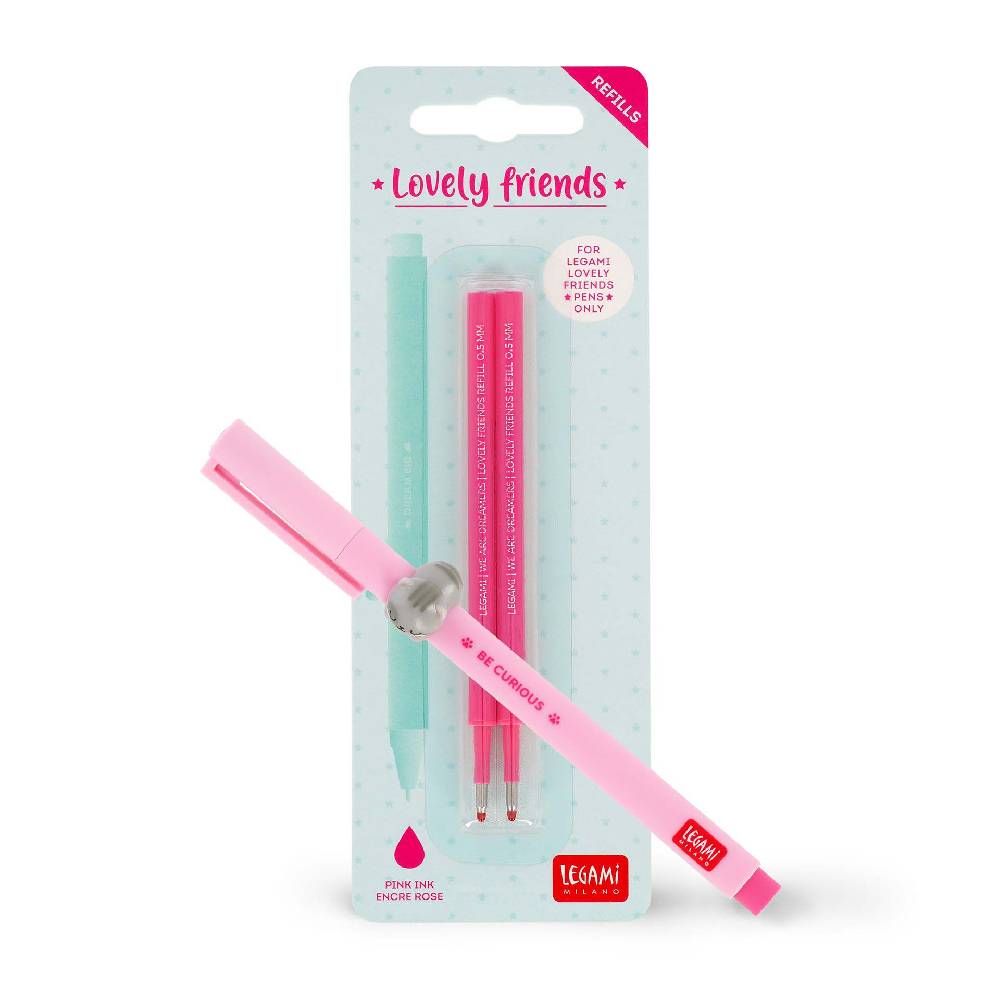 Legami Set Penna Lovely Kitty con Refill Rosa Saldi Di Fabbrica