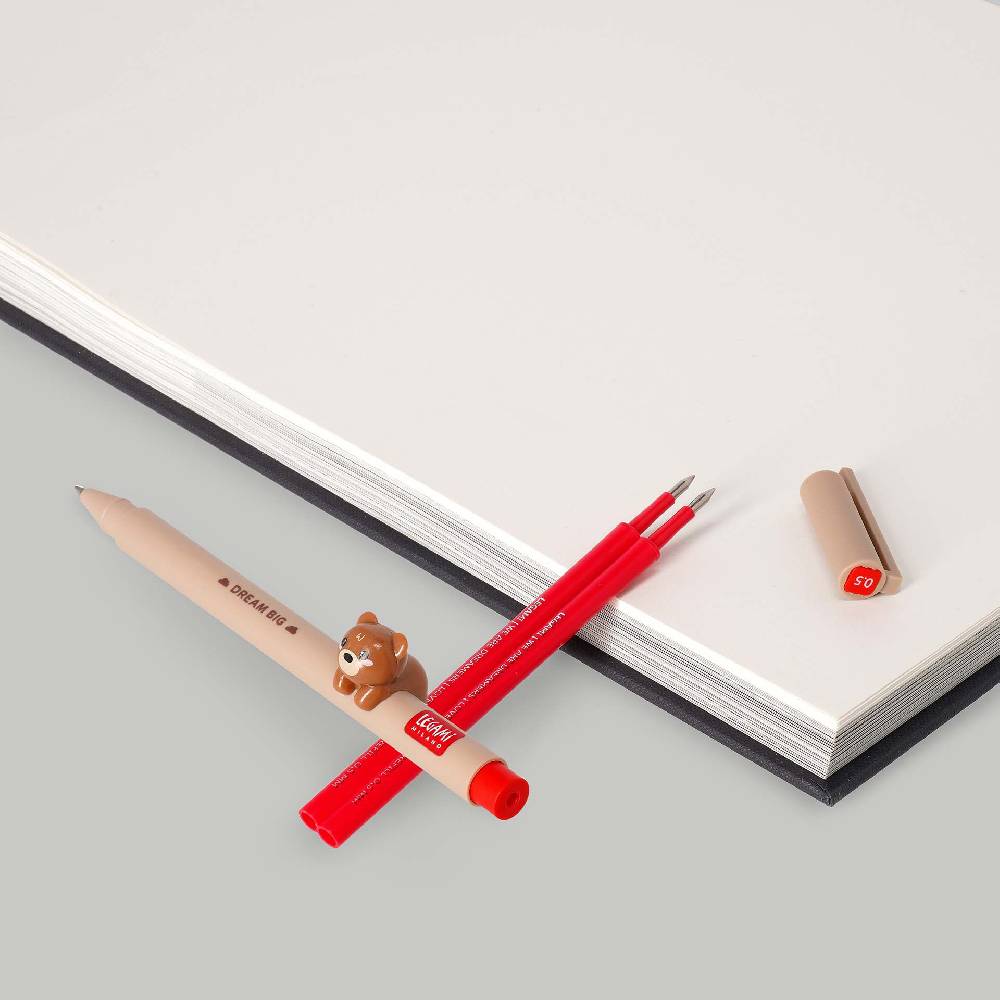 Legami Set Penna Lovely Teddy Bear con Refill Rosso I Più Venduti