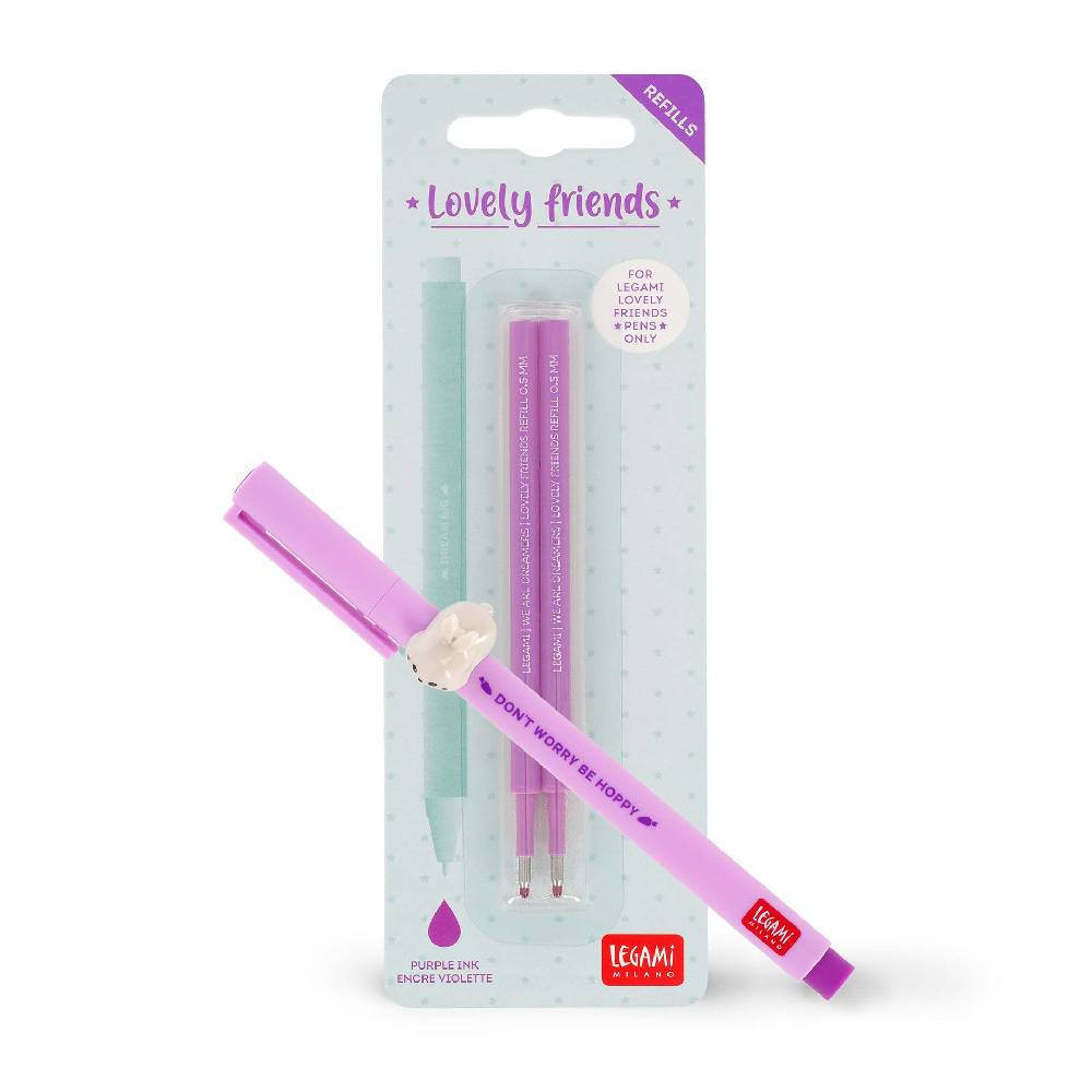 Legami Set Penna Lovely Bunny con Refill Viola Negozio