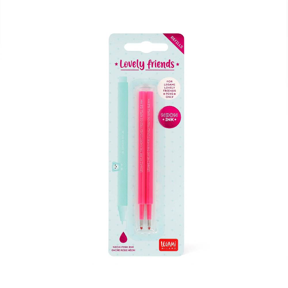 Legami Set di 2 Refill per Penna Gel - Lovely Friends Affare Del Giorno