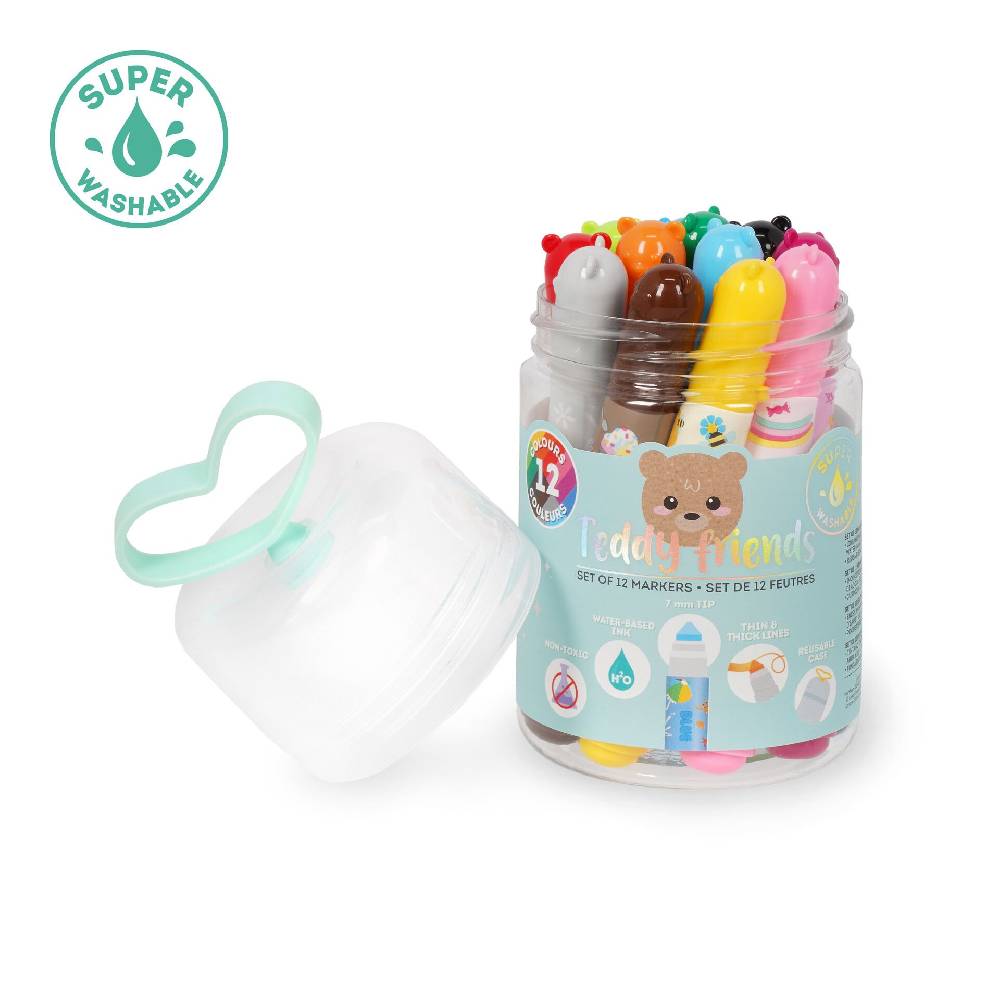 Legami Set di 12 Pennarelli - Teddy Friends Saldi