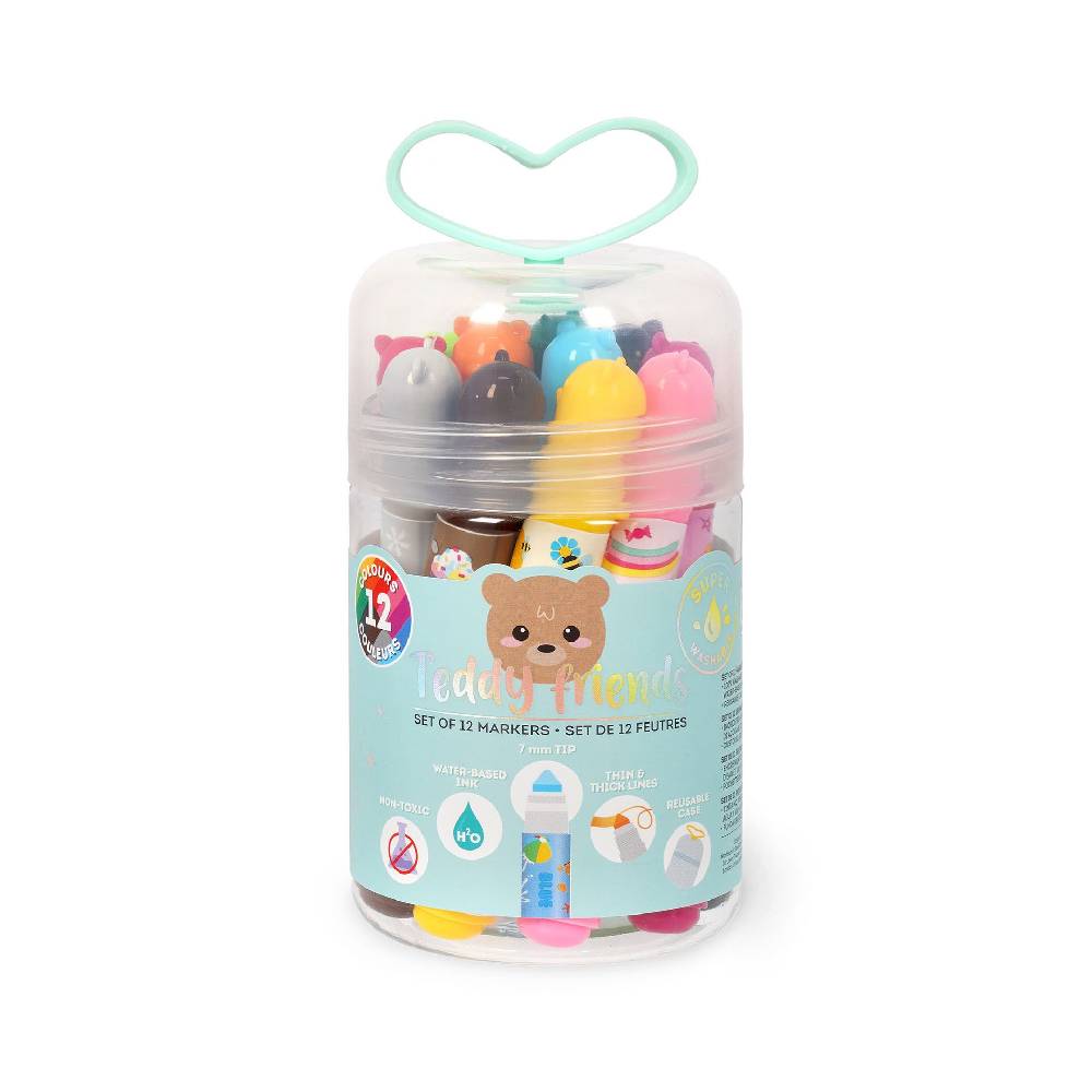 Legami Set di 12 Pennarelli - Teddy Friends Saldi