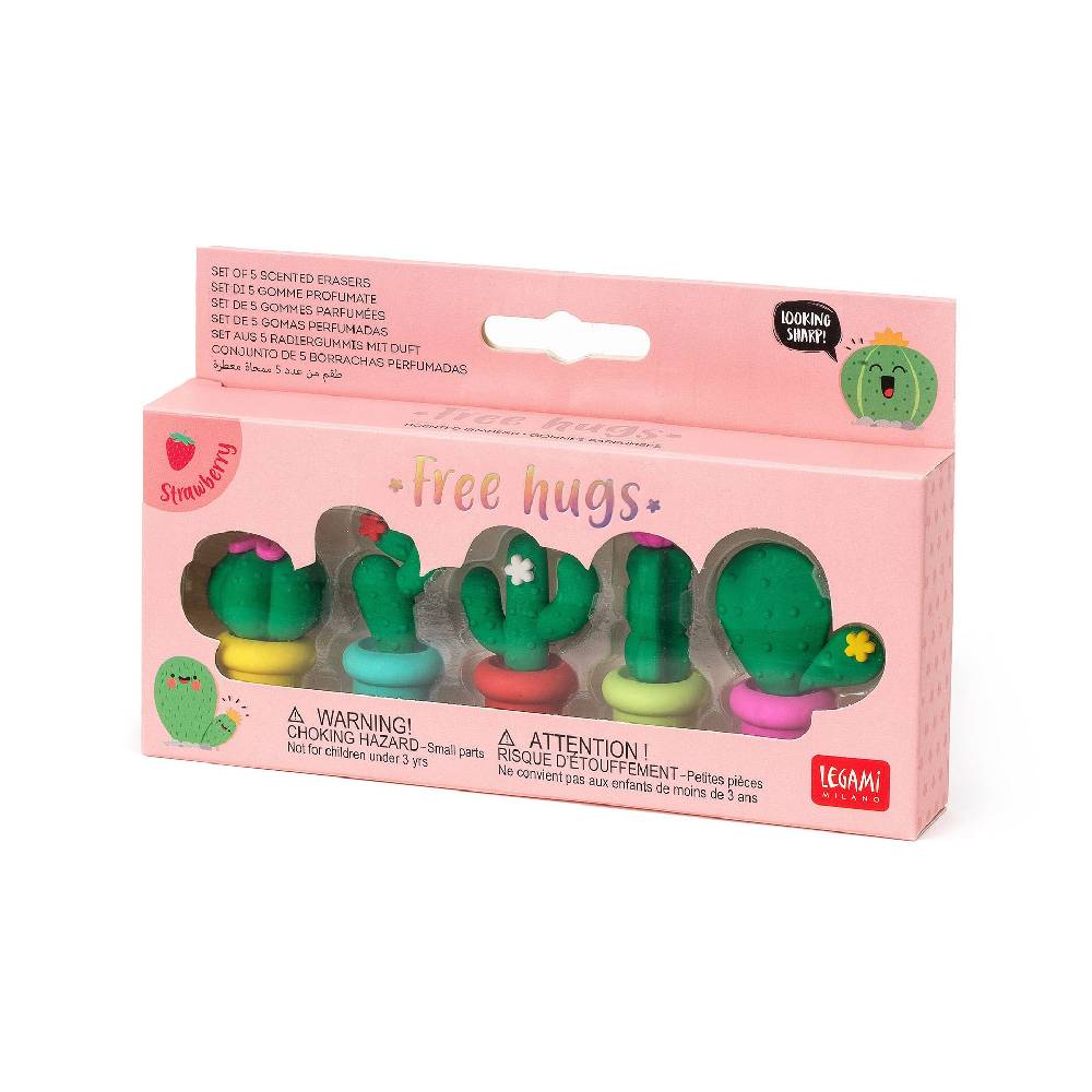 Legami Set di 5 Gomme Profumate - Free Hugs Vendita Economica