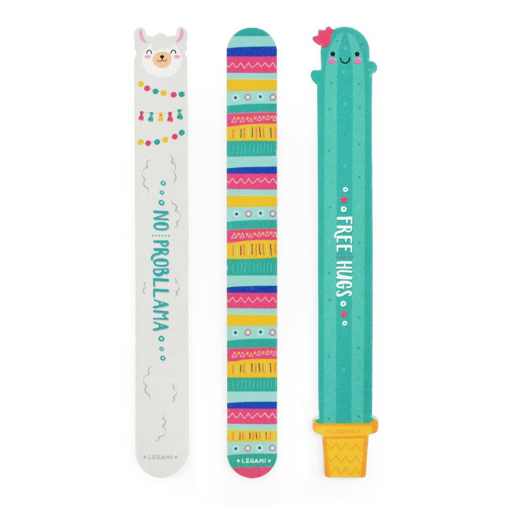 Legami Set di 3 Lime per Unghie