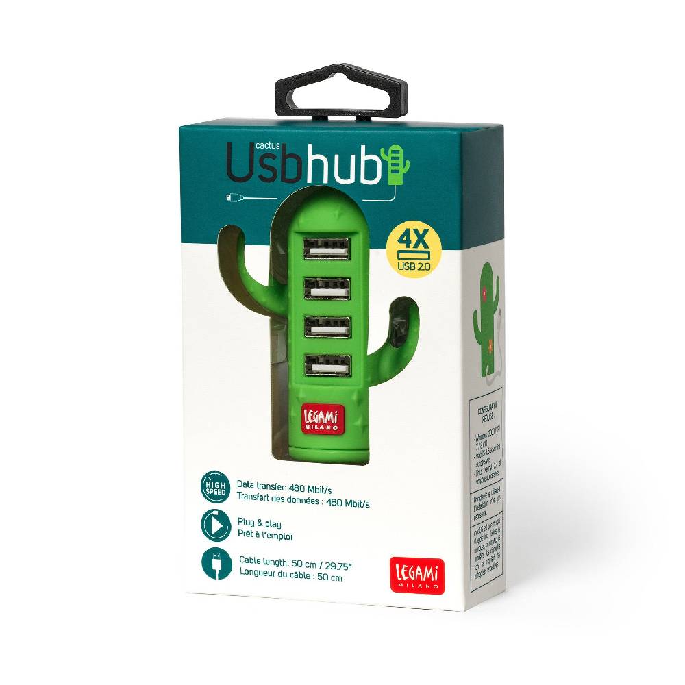 Legami Mini Hub USB a 4 Porte In Linea