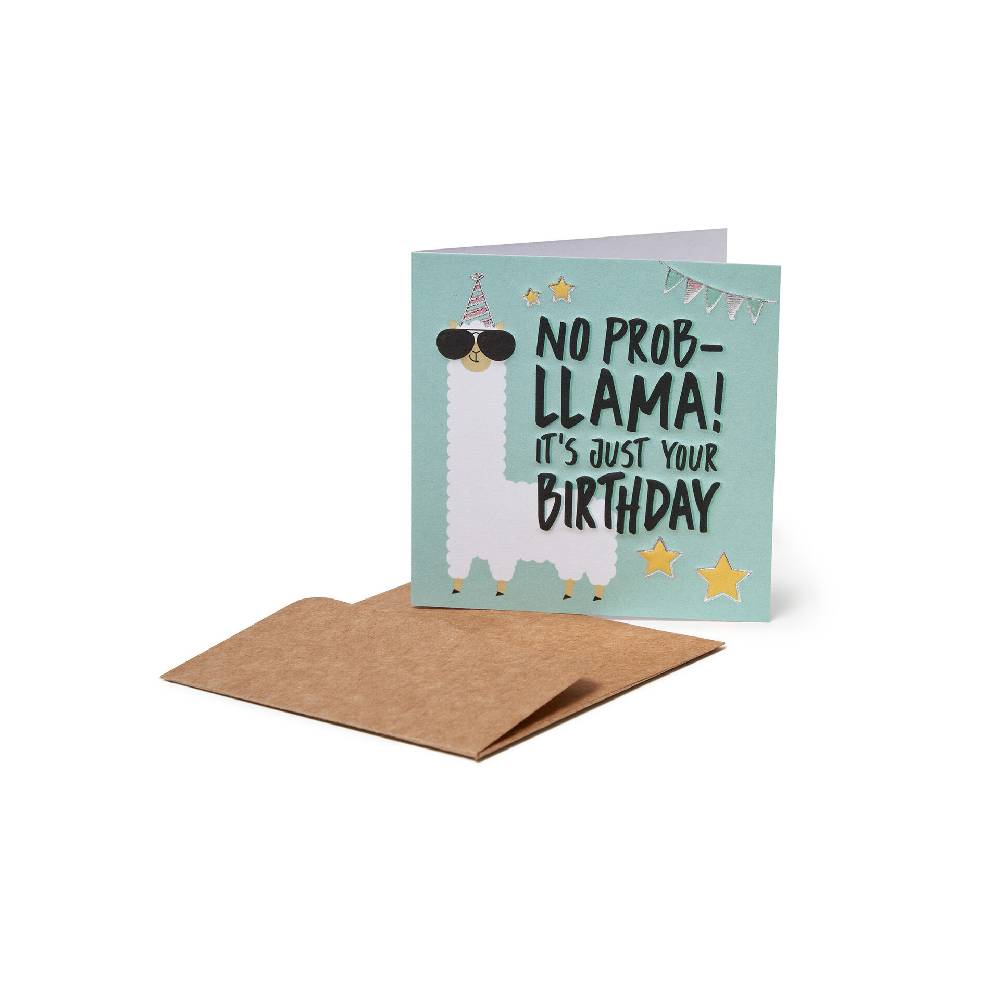 Legami Biglietto di Auguri di Compleanno - No Probllama Promozione Limitata