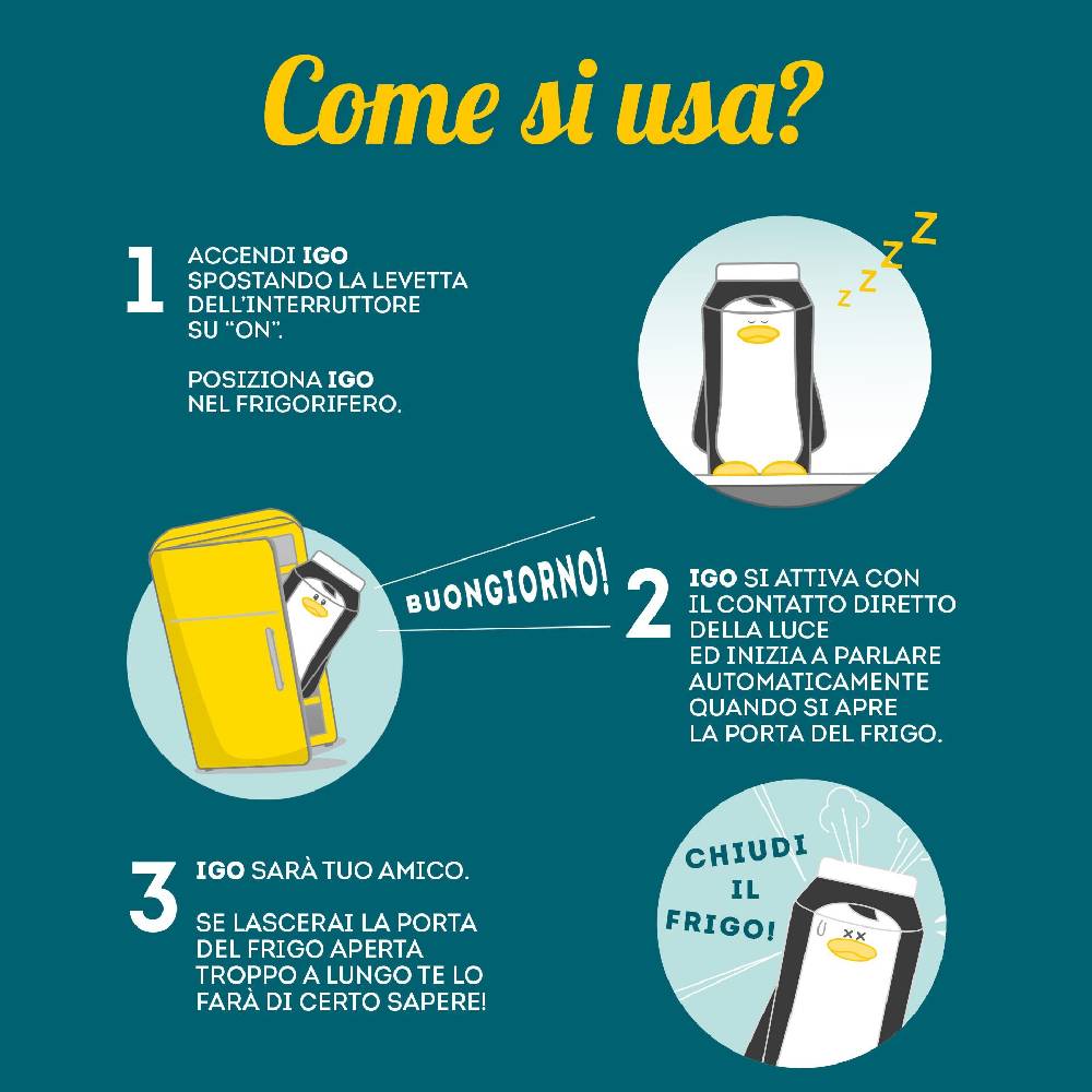 Legami Igo il Pinguino Parlante per il Tuo Frigo Fino Al -60%