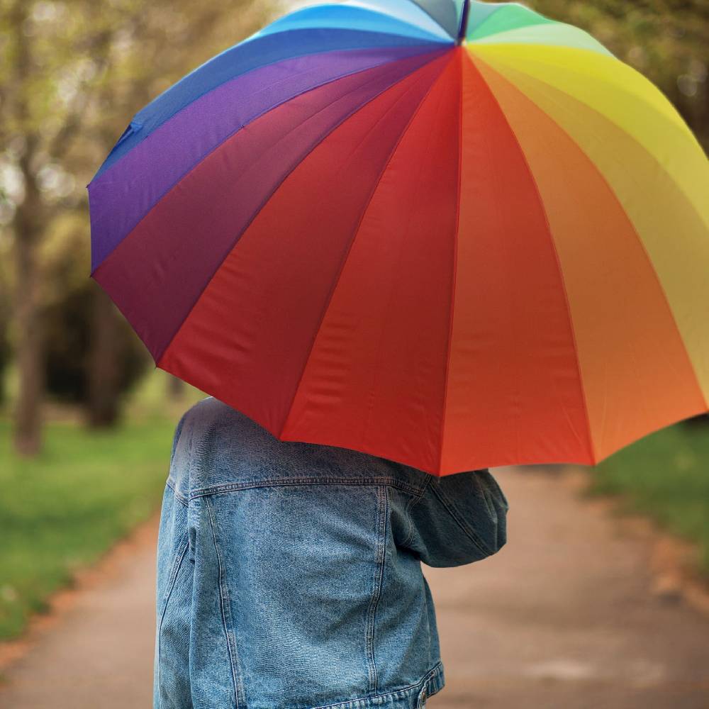 Legami Ombrello Arcobaleno Vendita Calda