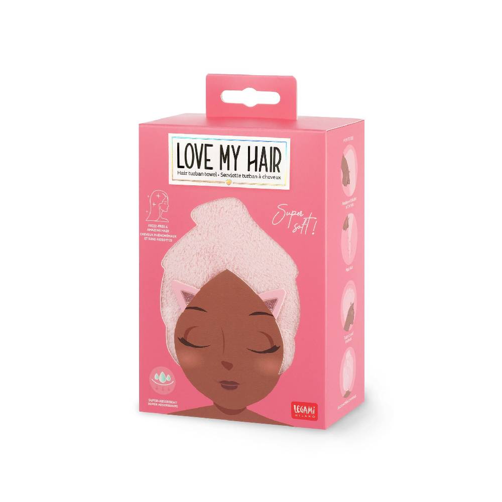 Legami Asciugamano per Capelli a Turbante - Love My Hair Sottocosto