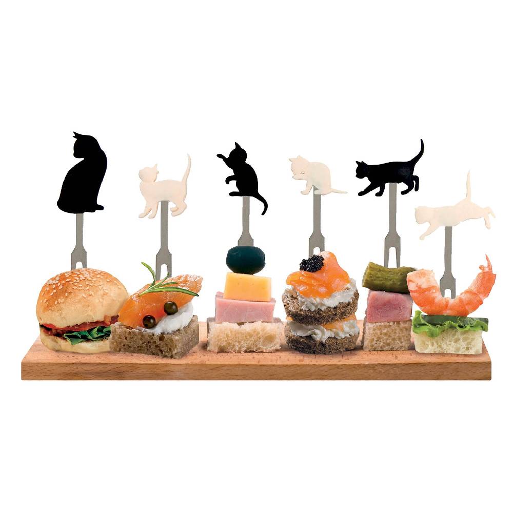 Legami Set di 6 Forchettine per Aperitivo Moda
