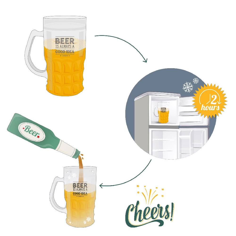 Legami Boccale di Birra Refrigerante Spedizione Gratuita