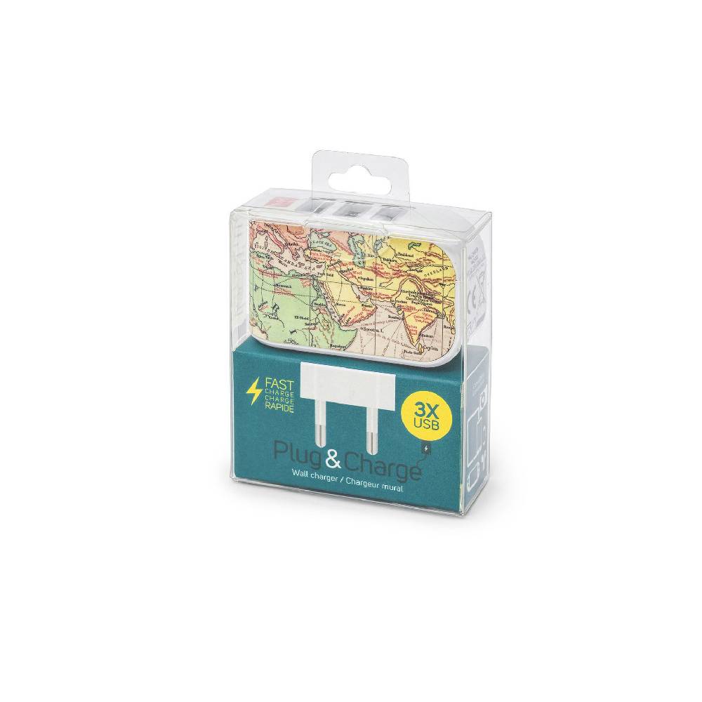Legami Caricabatterie da Muro - 3 USB - Plug &Charge Soddisfazione Garantita