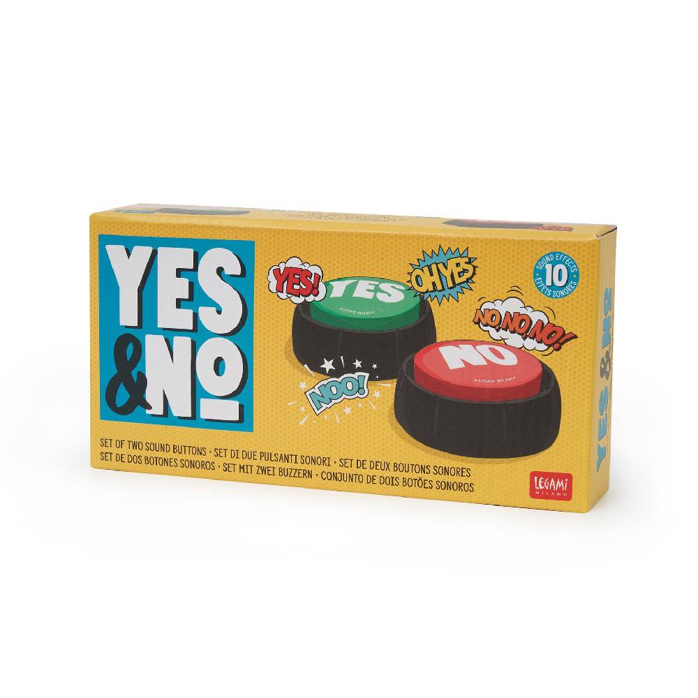 Legami YES & NO - Set di Due Pulsanti Sonori Negozio