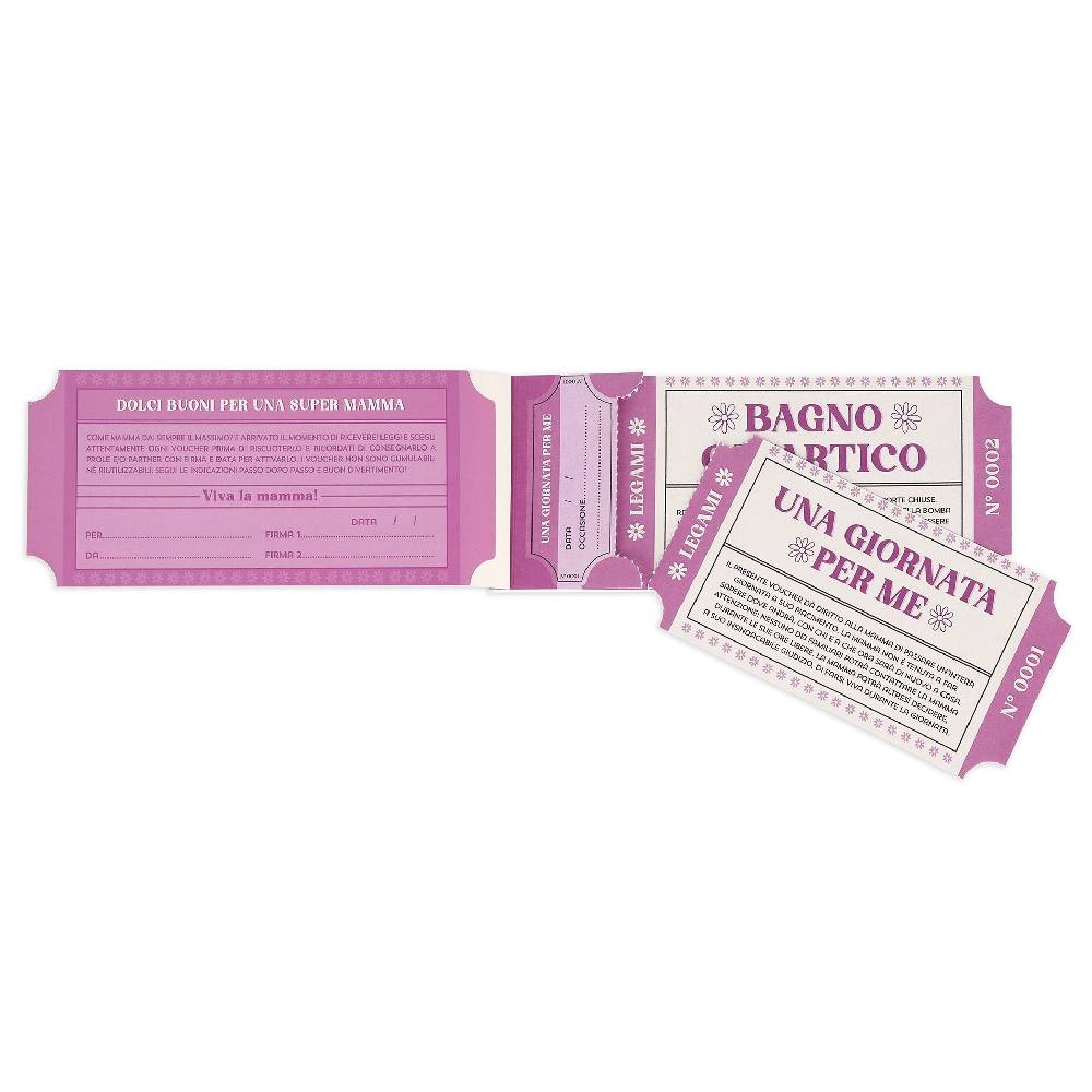 Legami Blocchetto da 24 Voucher per la Mamma - Italiano Italy