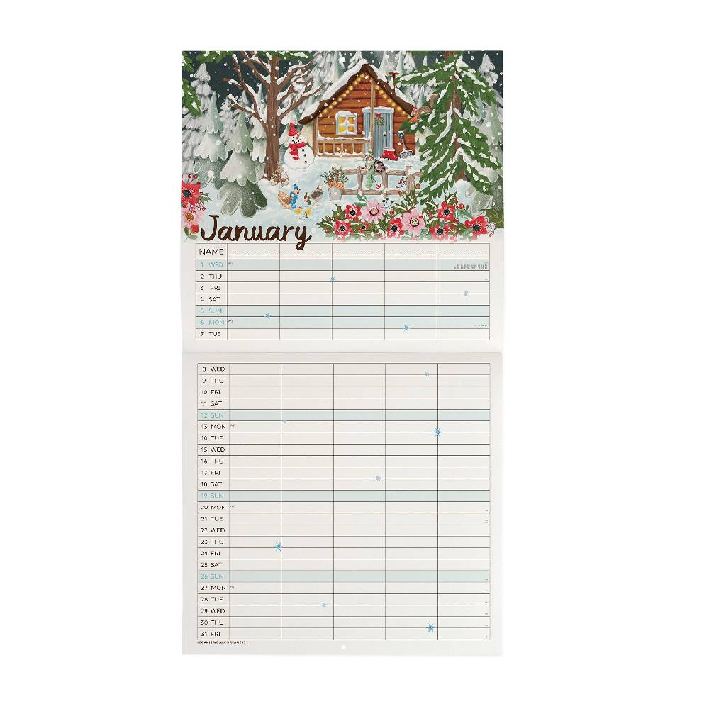 Legami Calendario da Parete 2025 - 30 x 29 cm Negozio