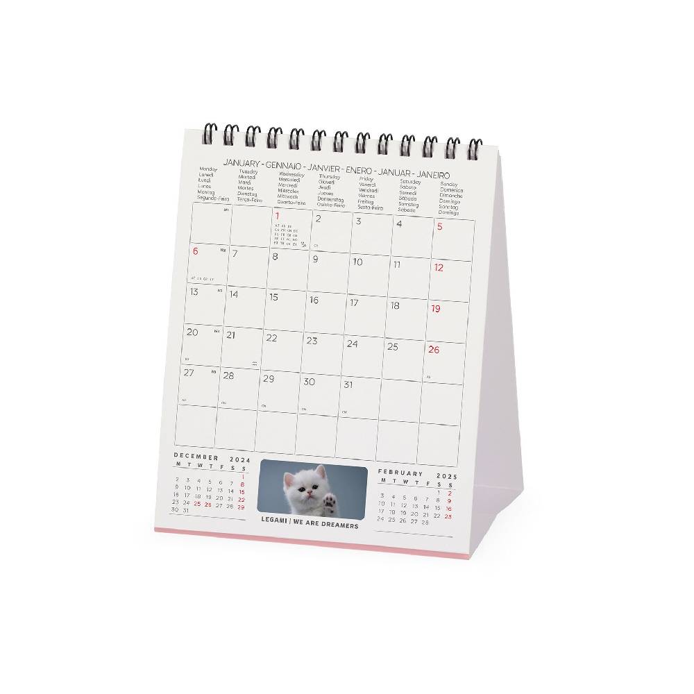 Legami Calendario da Tavolo 2025 - 12 x 14,5 cm Nuova