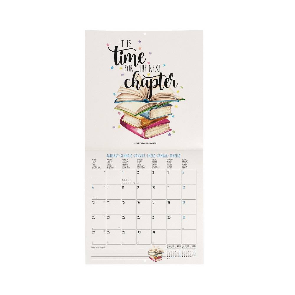 Legami Calendario da Parete 2025 - 18 x 18 cm Moda