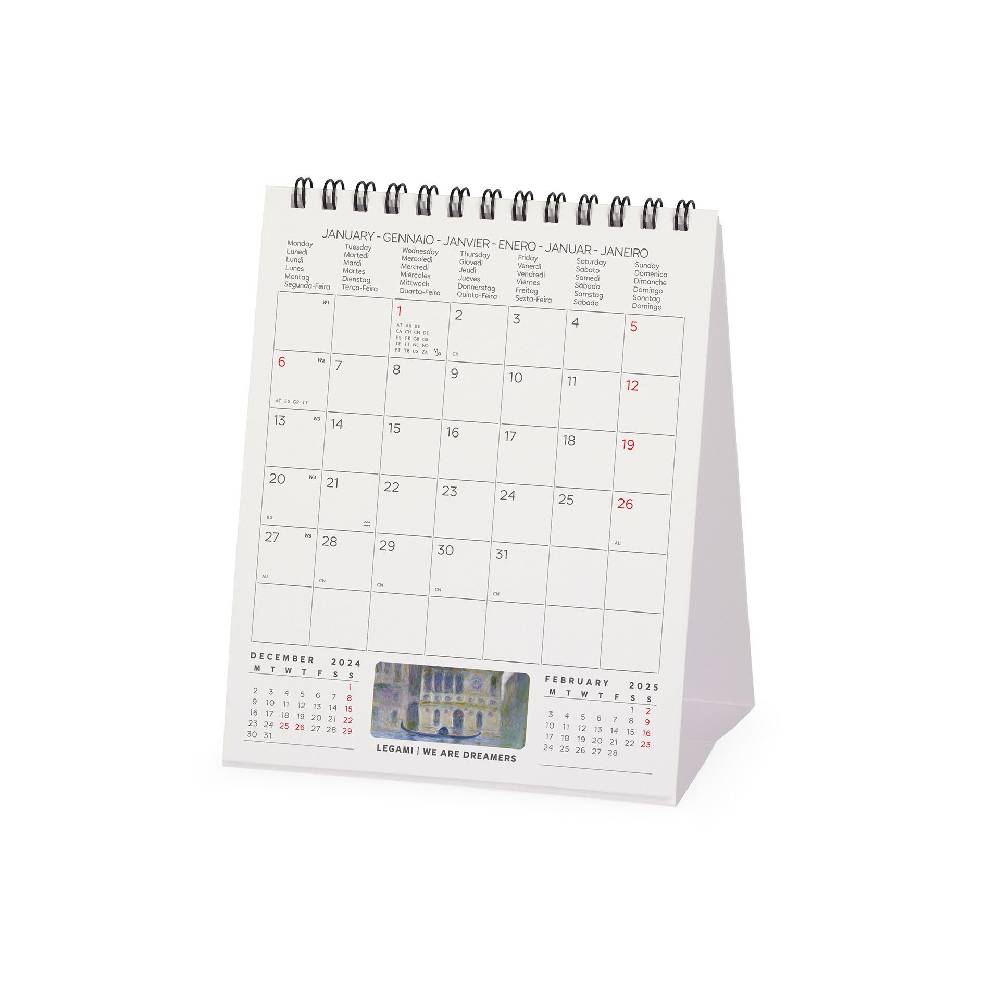 Legami Calendario da Tavolo 2025 - 12 x 14,5 cm 2025