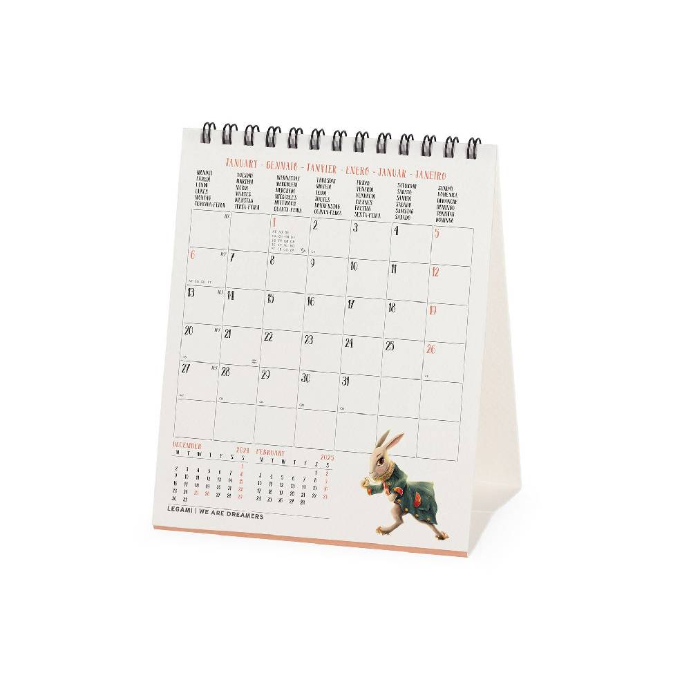 Legami Calendario da Tavolo 2025 - 12 x 14,5 cm Spedizione Gratuita
