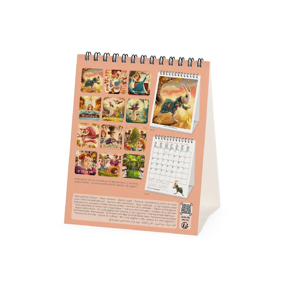 Legami Calendario da Tavolo 2025 - 12 x 14,5 cm Spedizione Gratuita