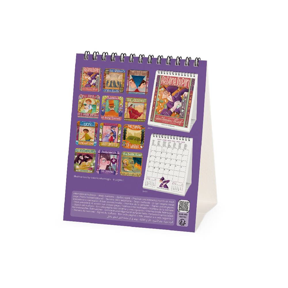 Legami Calendario da Tavolo 2025 - 12 x 14,5 cm Qualità Garantita
