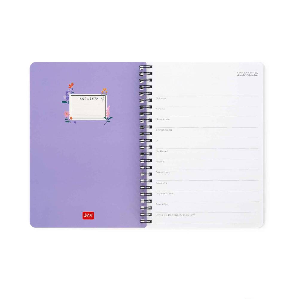 Legami Agenda 12 Mesi Settimanale - Large - Spiralata - 2025 Fino Al -60%