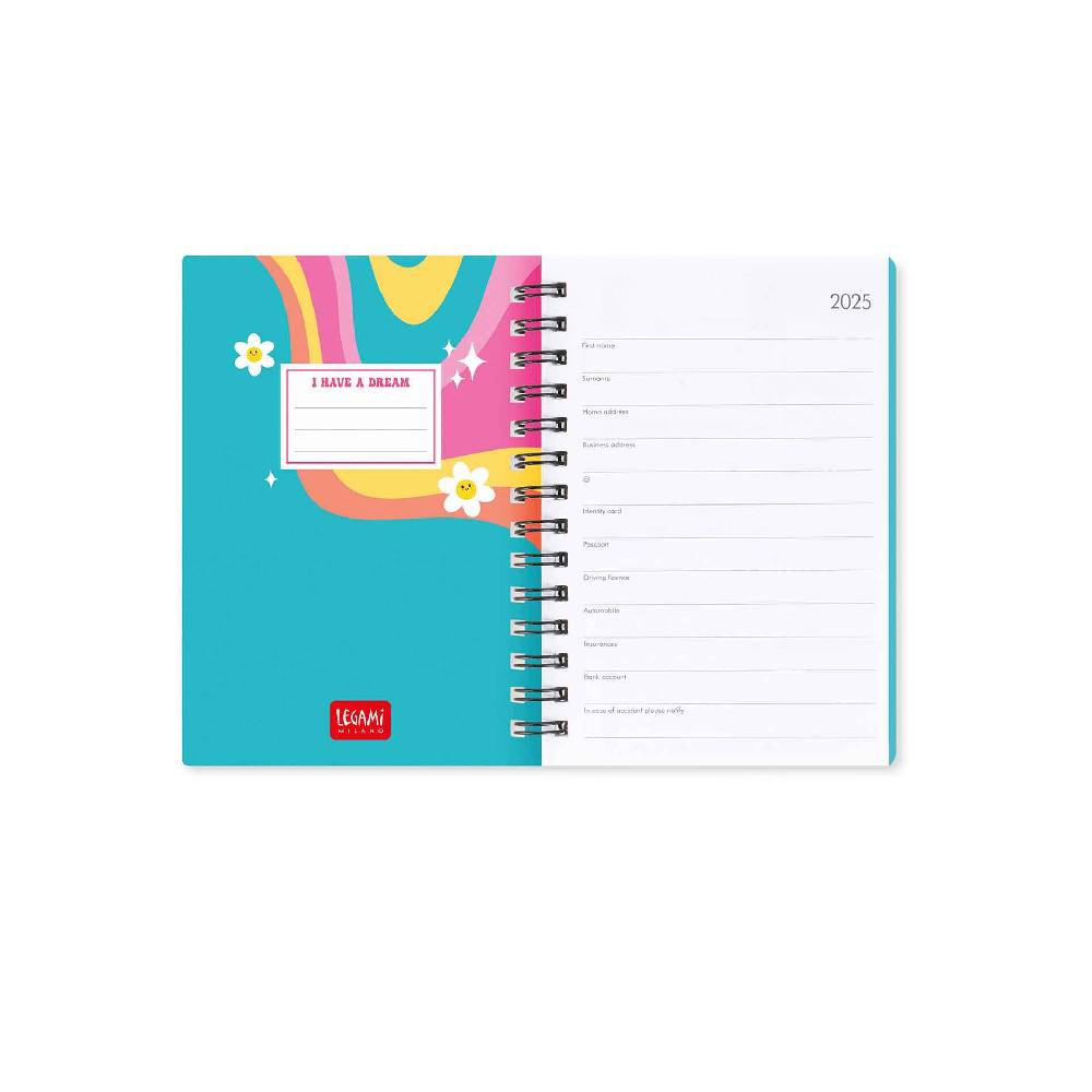 Legami Agenda 12 Mesi Settimanale - Small - Spiralata - 2025 Shopping Online