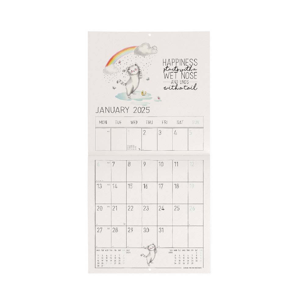 Legami Calendario da Parete 2025 - 18 x 18 cm Novità