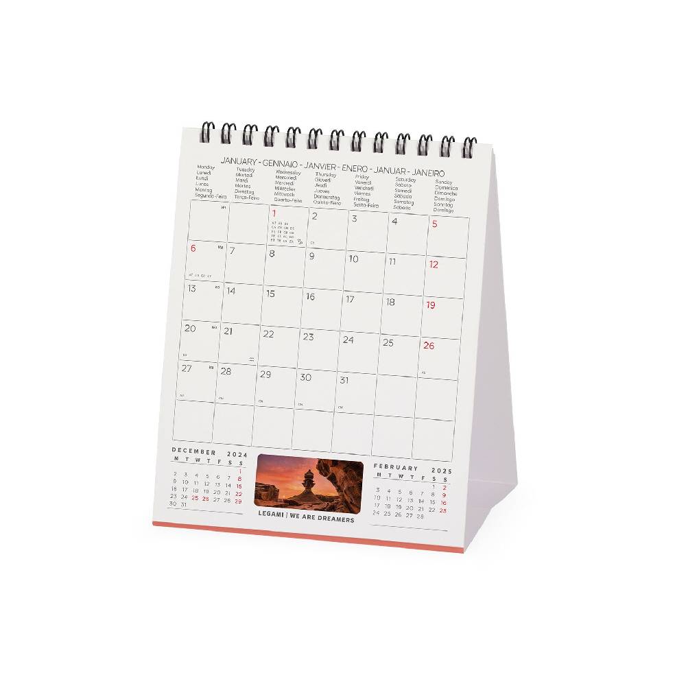 Legami Calendario da Tavolo 2025 - 12 x 14,5 cm Vendita Calda