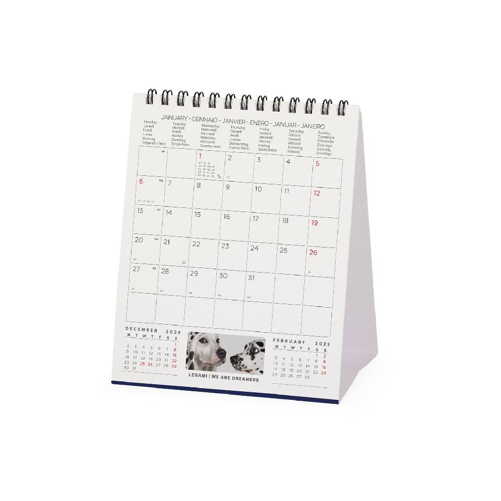 Legami Calendario da Tavolo 2025 - 12 x 14,5 cm Saldi Di Fabbrica