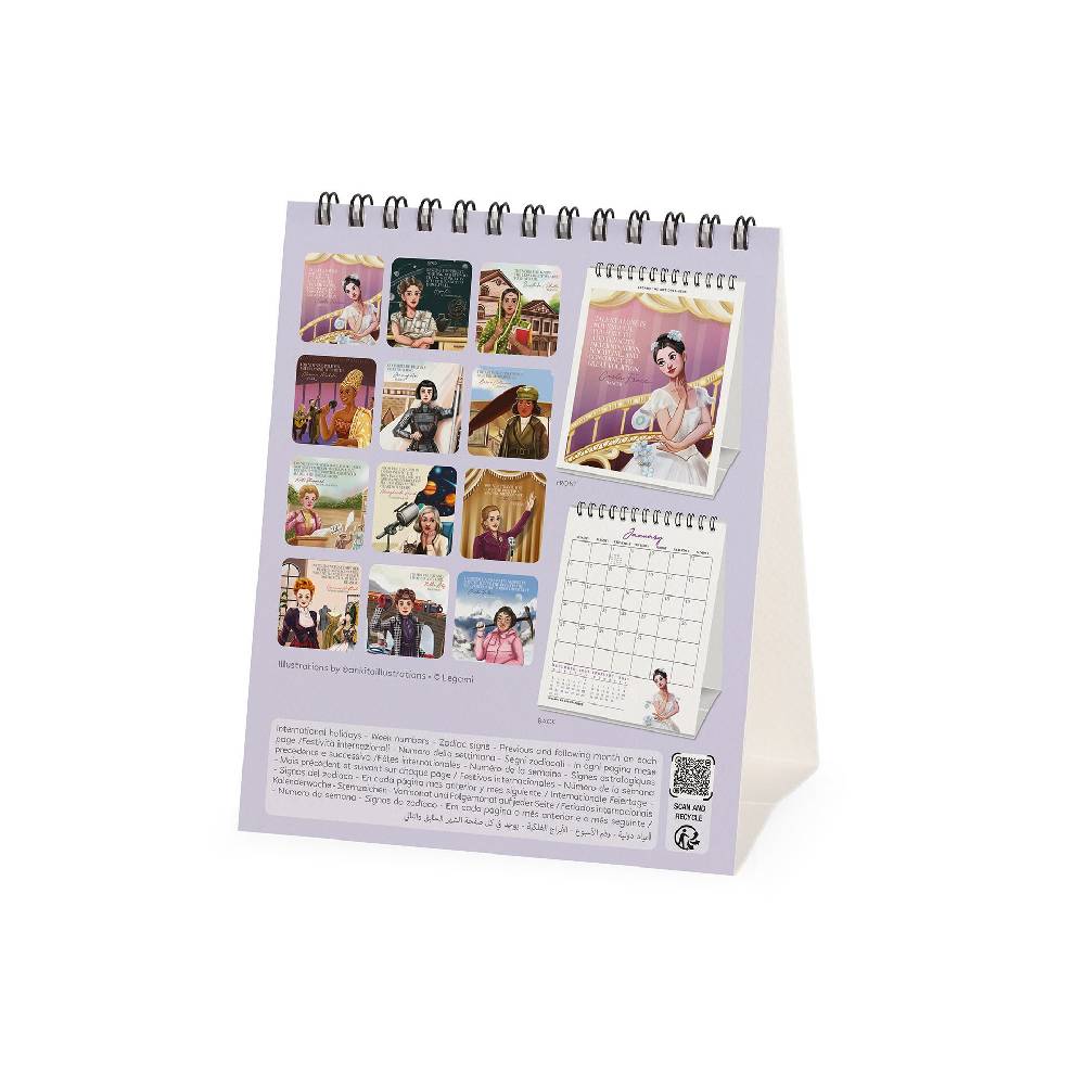 Legami Calendario da Tavolo 2025 - 12 x 14,5 cm I Più Venduti
