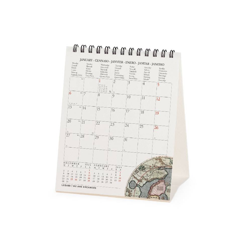 Legami Calendario da Tavolo 2025 - 12 x 14,5 cm Vendite Flash
