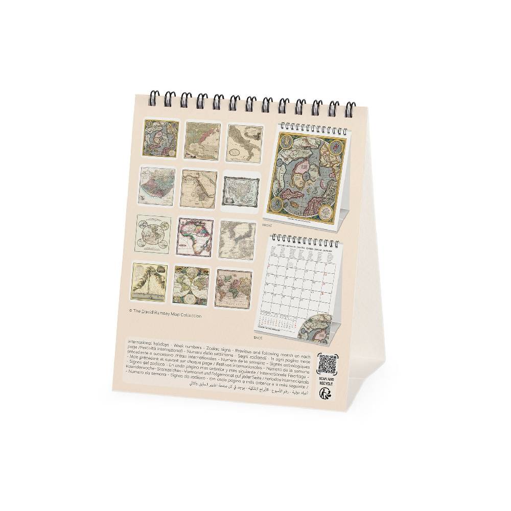 Legami Calendario da Tavolo 2025 - 12 x 14,5 cm Vendite Flash