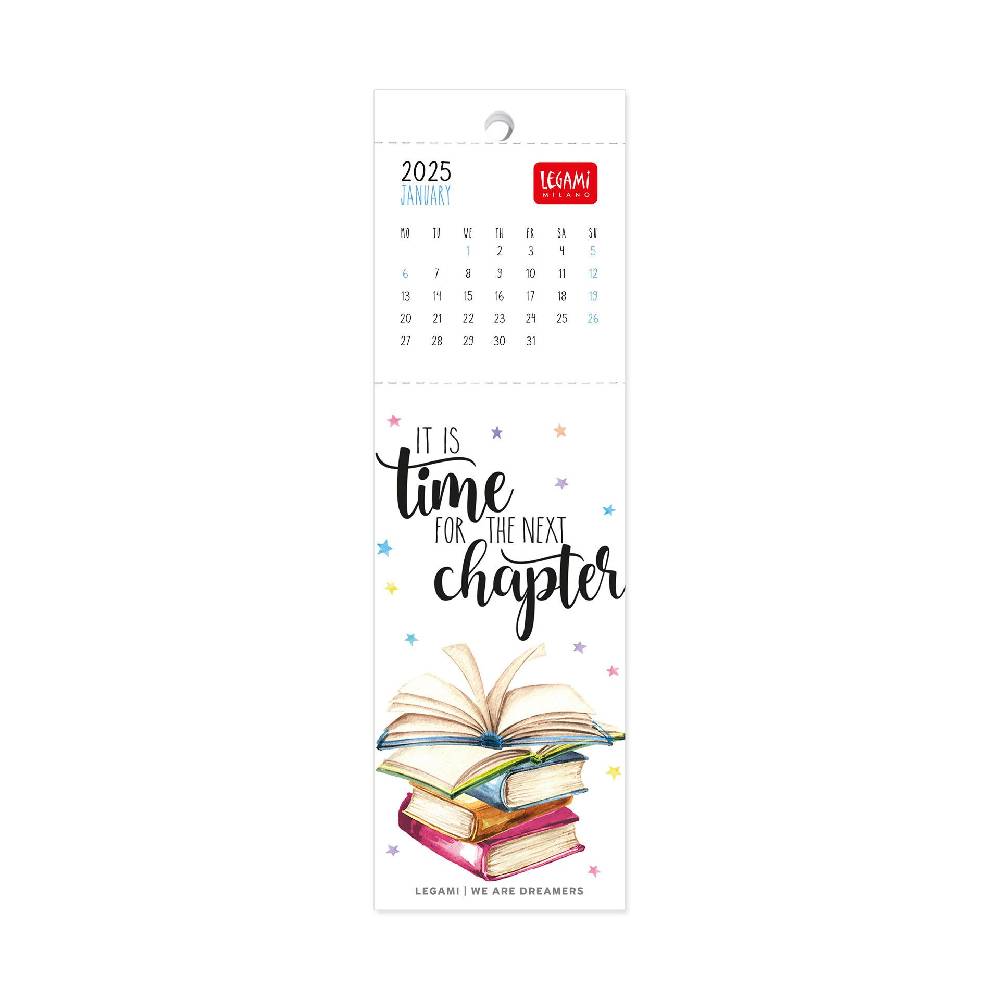 Legami Calendario Segnalibro 2025 - 5,5 x 18 cm Italy