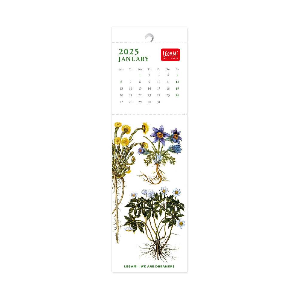 Legami Calendario Segnalibro 2025 - 5,5 x 18 cm In Linea