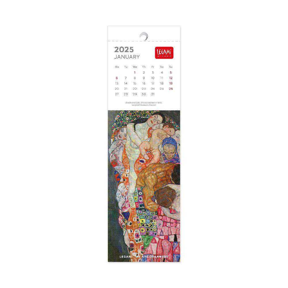Legami Calendario Segnalibro 2025 - 5,5 x 18 cm Qualità