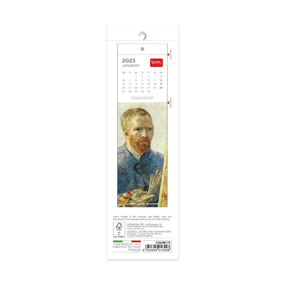 Legami Calendario Segnalibro 2025 - 5,5 x 18 cm Vendita