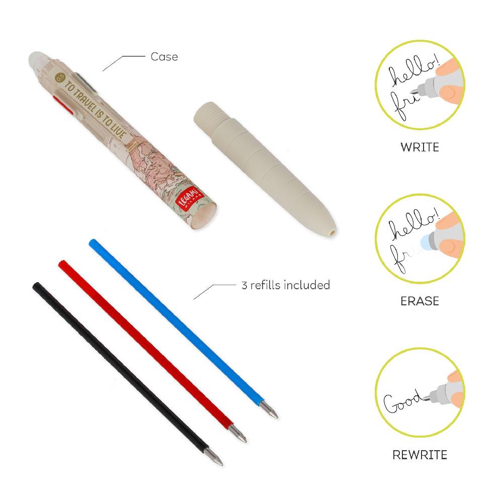 Legami Penna Gel Cancellabile 3 Colori Saldi Di Fabbrica