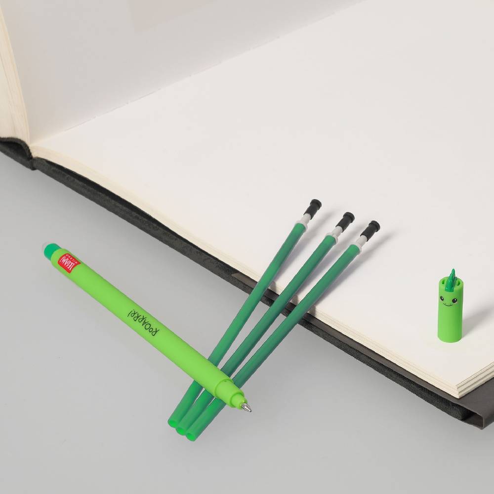 Legami Set Penna Cancellabile Dino con Refill Verde Spedizione gratuita