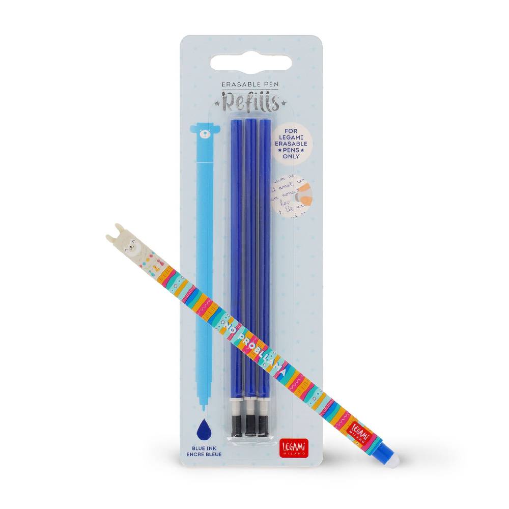Legami Set Penna Cancellabile Llama con Refill Blu Negozio online di fabbrica