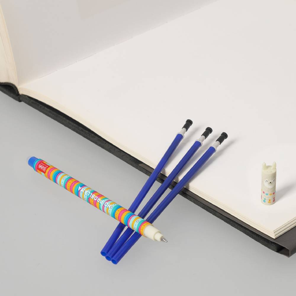 Legami Set Penna Cancellabile Llama con Refill Blu Negozio online di fabbrica