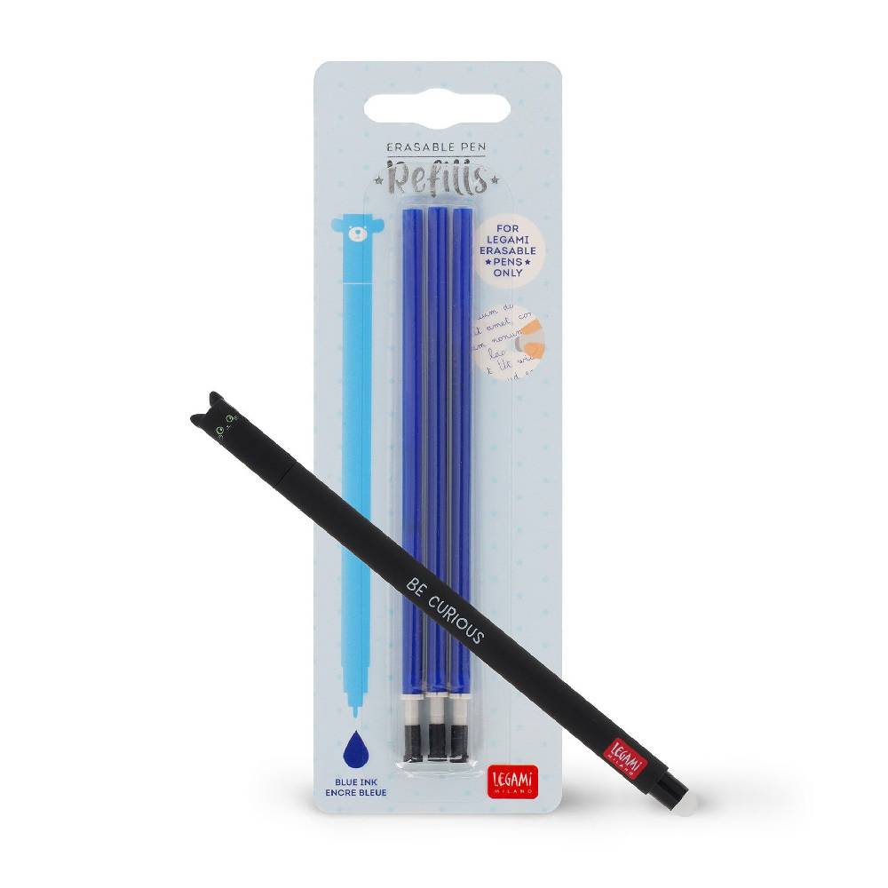 Legami Set Penna Cancellabile Kitty con Refill Blu Offerta speciale