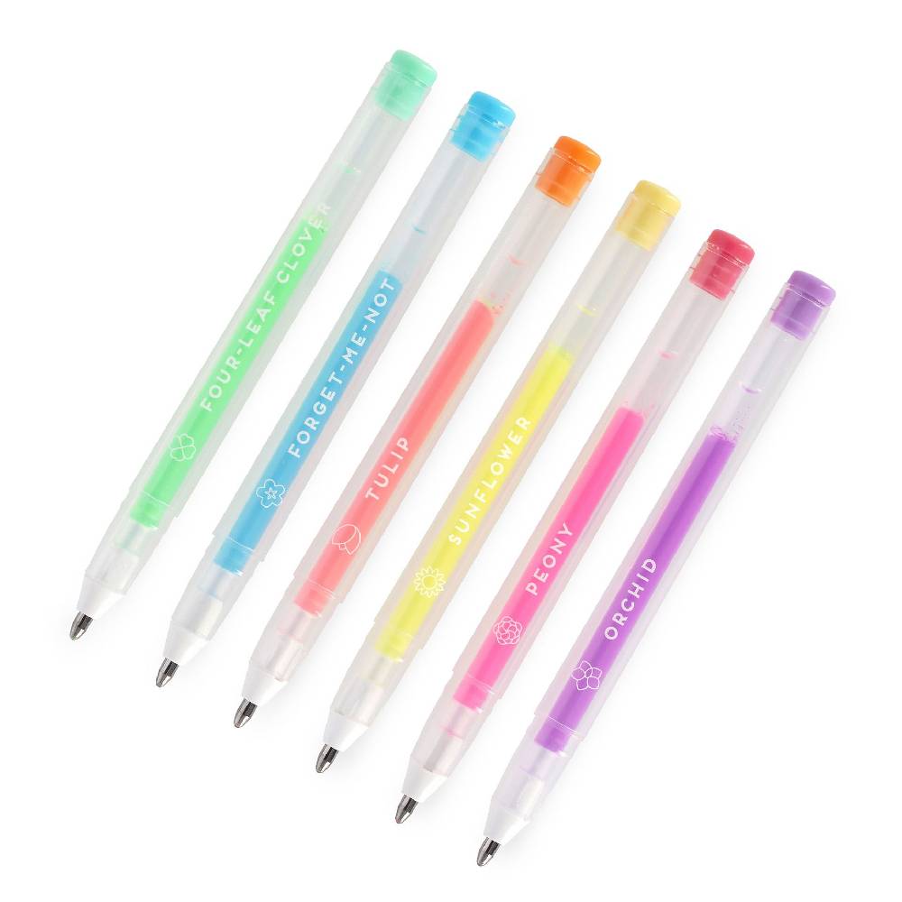 Legami Set di 6 Penne Gel Pastello - Spring is in the Air Grande vendita