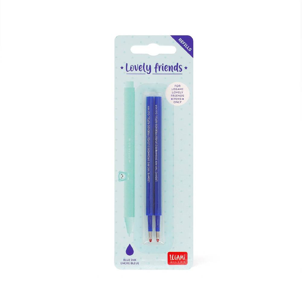 Legami Set di 2 Refill per Penna Gel - Lovely Friends Vendite stagionali